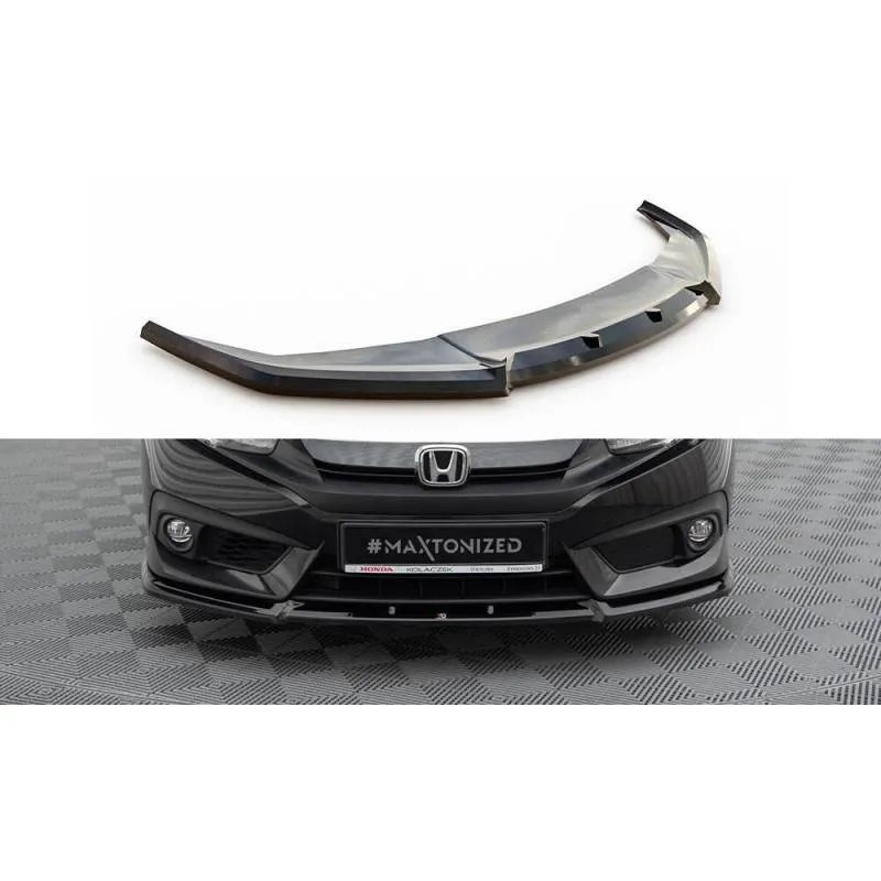 Maxton - Lame Du Pare-Chocs Avant V.1 Honda Civic Sedan Mk10