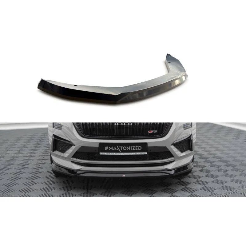 Maxton - Lame Du Pare-Chocs Avant V.1 Skoda Kodiaq RS Mk1 Facelift