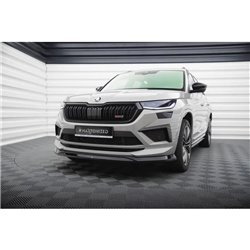 Maxton - Lame Du Pare-Chocs Avant V.1 Skoda Kodiaq RS Mk1 Facelift 