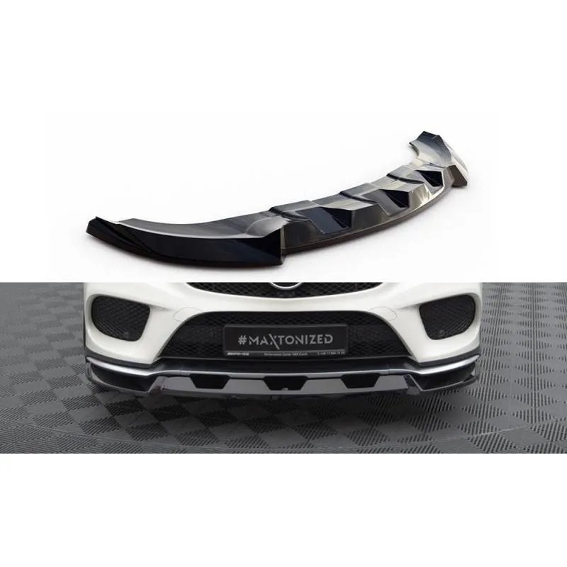 Maxton - Lame Du Pare-Chocs Avant V.1 Mercedes-Benz GLE Coupe 43 AMG / AMG-Line C292