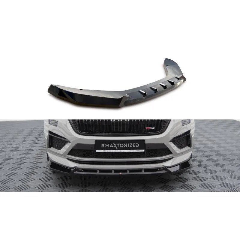 Maxton - Lame Du Pare-Chocs Avant V.2 Skoda Kodiaq RS Mk1 Facelift