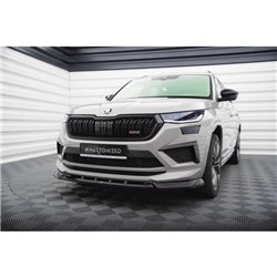 Maxton - Lame Du Pare-Chocs Avant V.2 Skoda Kodiaq RS Mk1 Facelift 