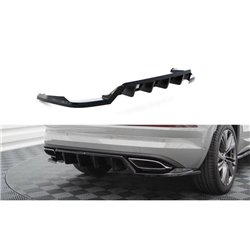 Maxton - Arriere Splitter (avec une barre verticale) Skoda Kodiaq RS Mk1 / Mk1 Facelift