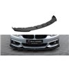 Maxton - Street Pro Lame Du Pare-Chocs Avant BMW 4 Coupe / Gran Coupe / Cabrio M-Pack F32 / F36 / F33 Noir + Rabats Brillant