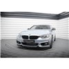 Maxton - Street Pro Lame Du Pare-Chocs Avant BMW 4 Coupe / Gran Coupe / Cabrio M-Pack F32 / F36 / F33 Noir-Rouge