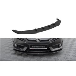 Maxton - Street Pro Lame Du Pare-Chocs Avant Honda Civic Sedan Mk10 Noir