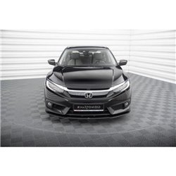 Maxton - Street Pro Lame Du Pare-Chocs Avant Honda Civic Sedan Mk10 Noir