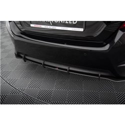 Maxton - Street Pro Central Diffuseur Arriere Honda Civic Mk10 Noir-Rouge