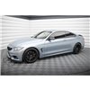 Maxton - Street Pro Rajouts Des Bas De Caisse BMW 4 Coupe / Gran Coupe / Cabrio M-Pack F32 / F36 / F33 Noir-Rouge