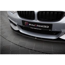Maxton - Street Pro Lame Du Pare-Chocs Avant BMW 4 Coupe / Gran Coupe / Cabrio M-Pack F32 / F36 / F33 Noir