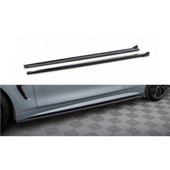 Maxton - Rajouts Des Bas De Caisse V.2 BMW 4 Coupe / Gran Coupe / Cabrio M-Pack F32 / F36 / F33