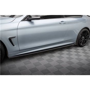 Maxton - Rajouts Des Bas De Caisse V.2 BMW 4 Coupe / Gran Coupe / Cabrio M-Pack F32 / F36 / F33 