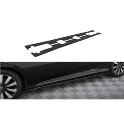 Maxton - Street Pro Rajouts Des Bas De Caisse Honda Civic Mk10 Noir-Rouge