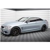 Maxton - Street Pro Rajouts Des Bas De Caisse BMW 4 Coupe / Gran Coupe / Cabrio M-Pack F32 / F36 / F33 Noir-Rouge + Rabats Brill