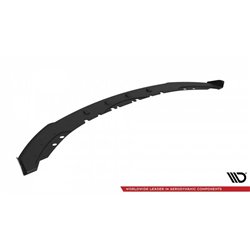 Maxton - Street Pro Lame Du Pare-Chocs Avant BMW 4 Coupe / Gran Coupe / Cabrio M-Pack F32 / F36 / F33 Noir-Rouge + Rabats Brilla