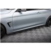 Maxton - Street Pro Rajouts Des Bas De Caisse BMW 4 Coupe / Gran Coupe / Cabrio M-Pack F32 / F36 / F33 Noir