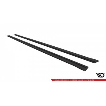 Maxton - Street Pro Rajouts Des Bas De Caisse BMW 4 Coupe / Gran Coupe / Cabrio M-Pack F32 / F36 / F33 Noir