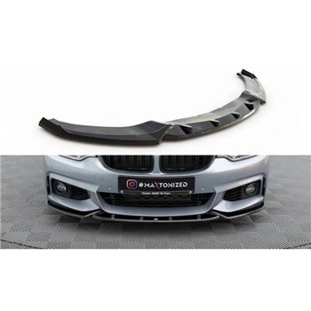 Maxton - Lame Du Pare-Chocs Avant V.3 BMW 4 Coupe / Gran Coupe / Cabrio M-Pack F32 / F36 / F33