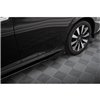 Maxton - Street Pro Rajouts Des Bas De Caisse Honda Civic Mk10 Noir + Rabats Brillant 