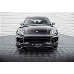Maxton - Lame Du Pare-Chocs Avant Porsche Cayenne Mk2 Facelift 