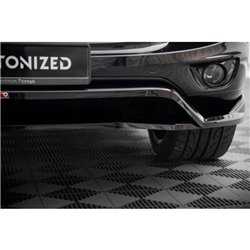 Maxton - Lame Du Pare-Chocs Avant Porsche Cayenne Mk2 Facelift 