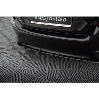 Maxton - Street Pro Lame Du Pare Chocs Arriere Honda Civic Mk10 Noir + Rabats Brillant 