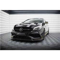 Maxton - Lame Du Pare-Chocs Avant V.4 Mercedes-AMG CLA 45 Aero C117 Facelift 