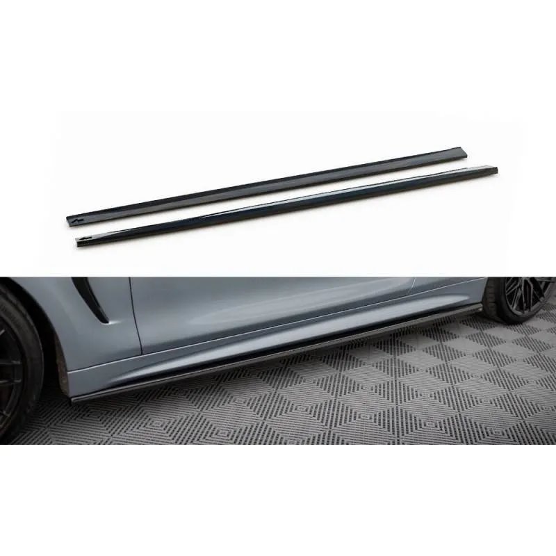 Maxton - Rajouts Des Bas De Caisse V.3 BMW 4 Coupe / Gran Coupe / Cabrio M-Pack F32 / F36 / F33