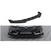 Maxton - Street Pro Lame Du Pare-Chocs Avant Honda Civic Sedan Mk10 Noir + Rabats Brillant