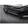 Maxton - Street Pro Lame Du Pare-Chocs Avant Honda Civic Sedan Mk10 Noir + Rabats Brillant 
