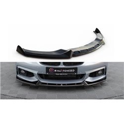 Maxton - Lame Du Pare-Chocs Avant V.4 BMW 4 Coupe / Gran Coupe / Cabrio M-Pack F32 / F36 / F33