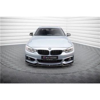 Maxton - Lame Du Pare-Chocs Avant V.4 BMW 4 Coupe / Gran Coupe / Cabrio M-Pack F32 / F36 / F33 