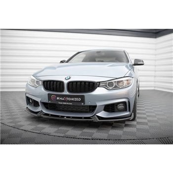 Maxton - Lame Du Pare-Chocs Avant V.4 BMW 4 Coupe / Gran Coupe / Cabrio M-Pack F32 / F36 / F33 