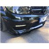 Maxton - LAME DU PARE-CHOCS AVANT / SPLITTER MERCEDES-BENZ AMG C63 W204 FACELIFT Noir Texturé Mat