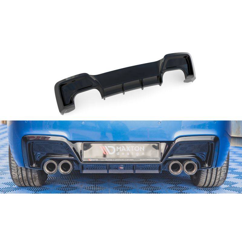 Maxton - Rajout Du Pare-Chocs Arriere V.2 BMW M135i F20 Texturé Mat