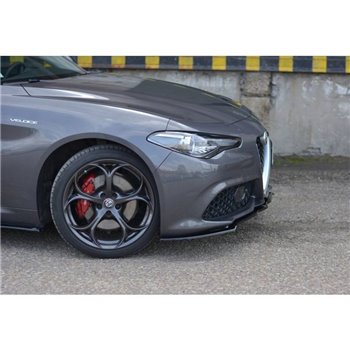 Maxton - LAME DU PARE-CHOCS AVANT / SPLITTER V.1 ALFA ROMEO GIULIA VELOCE Texturé Mat