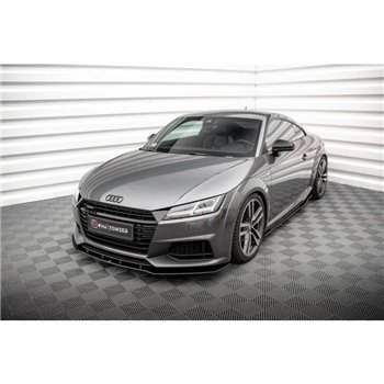 Maxton - Street Pro Lame Du Pare-Chocs Avant Audi TT S / S-Line 8S Noir-Rouge