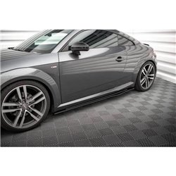 Maxton - Street Pro Rajouts Des Bas De Caisse Audi TT S / S-Line 8S Noir-Rouge