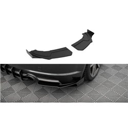 Maxton - Street Pro Lame Du Pare Chocs Arriere Audi TT S-Line 8S Noir + Rabats Brillant