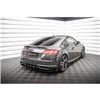 Maxton - Street Pro Lame Du Pare Chocs Arriere Audi TT S-Line 8S Noir + Rabats Brillant 