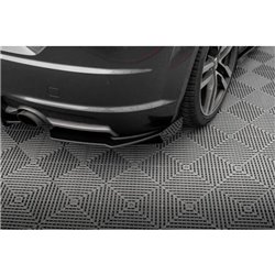 Maxton - Street Pro Lame Du Pare Chocs Arriere Audi TT S-Line 8S Noir-Rouge + Rabats Brillant