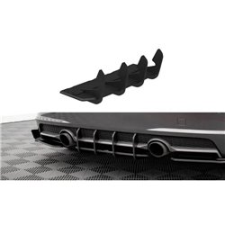 Maxton - Street Pro Central Diffuseur Arriere Audi TT S-Line 8S Noir-Rouge