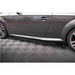 Maxton - Street Pro Rajouts Des Bas De Caisse Audi TT S / S-Line 8S Noir + Rabats Brillant 