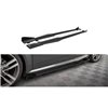 Maxton - Street Pro Rajouts Des Bas De Caisse Audi TT S / S-Line 8S Noir-Rouge + Rabats Brillant