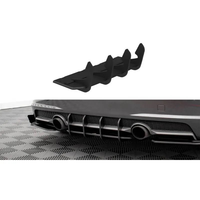Maxton - Street Pro Central Diffuseur Arriere Audi TT S-Line 8S Rouge