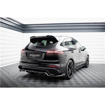 Maxton - Arriere Lame (avec une barre verticale) Porsche Cayenne Mk2 Facelift 