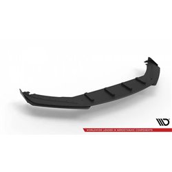 Maxton - Street Pro Lame Du Pare-Chocs Avant Volkswagen Scirocco R Mk3 Noir-Rouge + Rabats Brillant