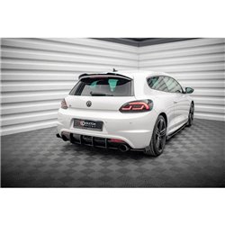 Maxton - Street Pro Central Diffuseur Arriere Volkswagen Scirocco R Mk3 Rouge