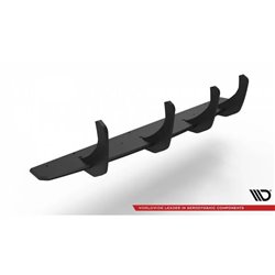 Maxton - Street Pro Central Diffuseur Arriere Volkswagen Scirocco R Mk3 Rouge