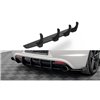 Maxton - Street Pro Central Diffuseur Arriere Volkswagen Scirocco R Mk3 Noir-Rouge